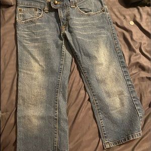 vintage light blue capris